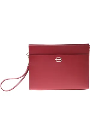 BALDININI Unisex clutch bag in saffiano