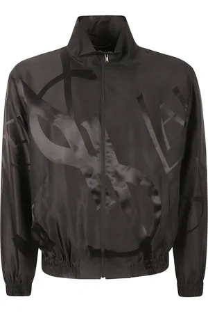 Saint Laurent Cassandre Oversize P Bomber Jacket