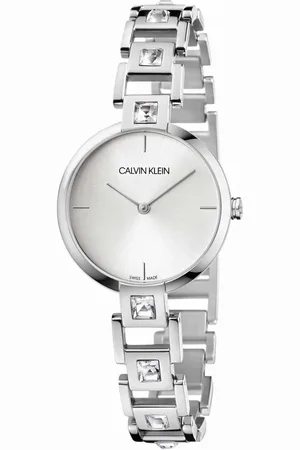 Calvin Klein Watches, female, , ONE SIZE, Silver Dial Steel Watch