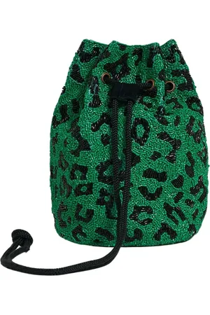 Essentiel Antwerp Adorned Khaki Bucket Bag
