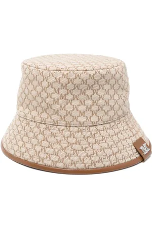Max Mara Hats, female, , 58 CM, Monogram Jacquard Wide Brim Hat
