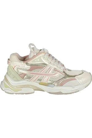 Ash Metallic Mesh Trainers with Rubber Logo