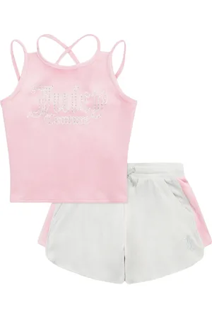 Juicy Couture Sets, female, , 3 Y, Velour Strappy Top and Runner Set