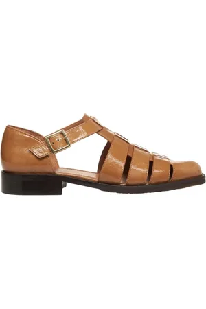 Billi Bi Leather Sandals with Block Heel