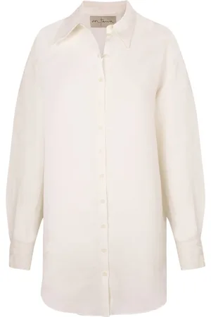 Cortana Shirts, female, , S, Raw Linen Shirt