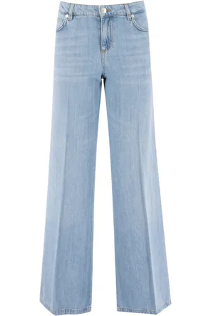 ERMANNO SCERVINO Wide Jeans, female, , 2XS, Five-Zip Straight Line Jeans