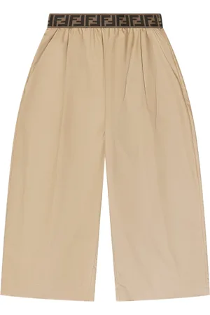 Fendi Trousers, female, , 8 Y, Wide Leg Trousers