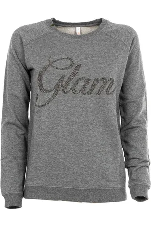 sun68 Sweatshirts, female, , S, Glitter Embroidered Sweatshirt
