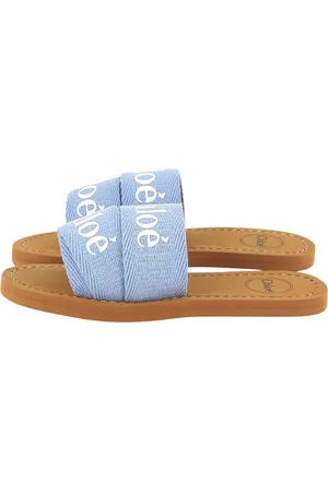 Chloé Denim Logo Sliders