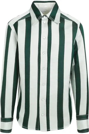 Bottega Veneta Dark Green Cotton Shirt