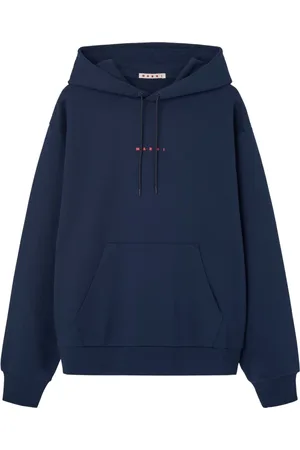 Marni Hoodies, male, , L, Logo Hoodie