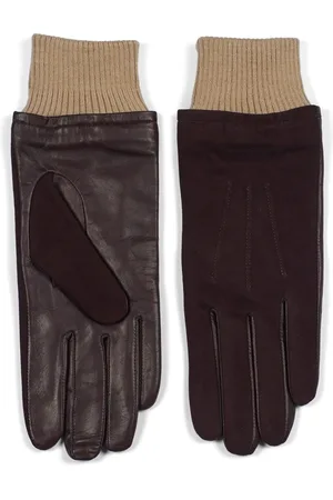 Howard London Gloves, male, , 7 IN, Dark Leather Gloves