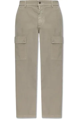 Burberry Straight Trousers, male, , L, Cotton Cargo Trousers