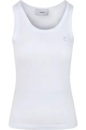 COPERNI Sleeveless Tops, female, , XS, Logo Tank Top Lightweight Jersey