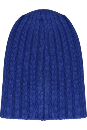 LANEUS Cashmere Ribbed Beanie Hat