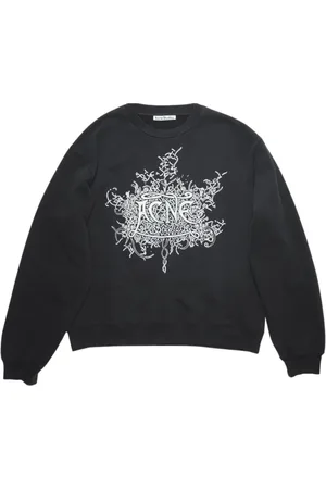 Acne Studios Sweatshirts, male, , S, Fluorescent Logo Sweatshirt