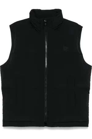 Maison Kitsuné Vests, male, , L, Padded Gilet with Fox Motif