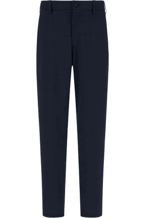 HERNO Slim-fit Trousers, male, , 2XL, Trousers Stylish Fit Metal Logo
