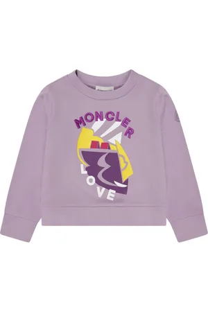 Moncler Sweatshirts, female, , 4 Y, Graphic Print Sweatshirt
