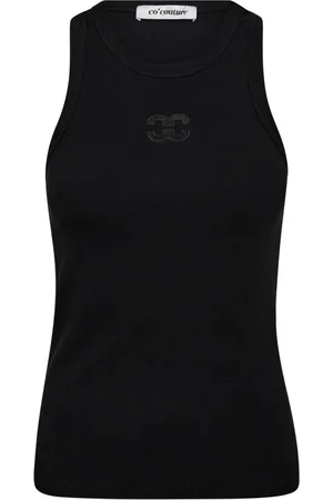 Co`Couture Sleeveless Tops, female, , XL, Embroidered Tank Top