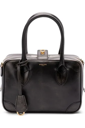 Golden Goose Handbags, female, , ONE SIZE, Leather Shoulder Bag with Gold Details