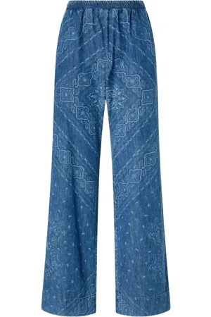 Pinko Wide Trousers, female, , 2XS, Wide Leg Trousers Elastic Waist