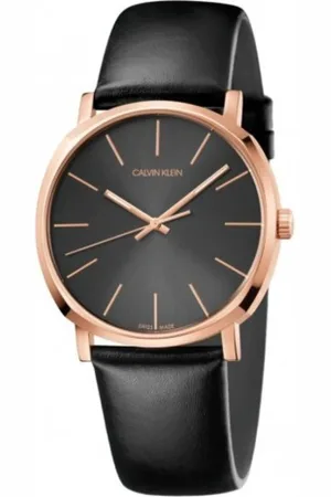 Calvin Klein Watches, female, , ONE SIZE, Elegant Quartz Watch with Dial and Leather Strap