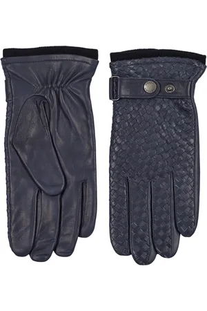 Howard London Gloves, male, , S, Leather Braided Gloves