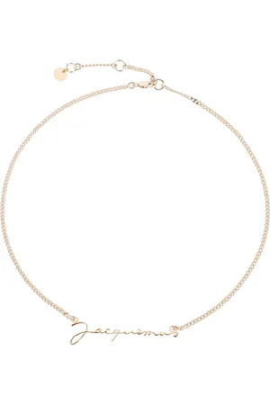Jacquemus Necklaces, female, , ONE SIZE, Elegant Metallic Necklace with Adjustable Lengths