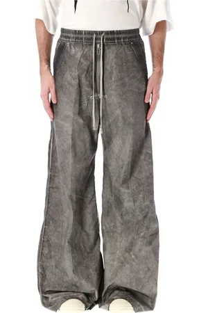Rick Owens Wide Trousers, male, , S, Relaxed Fit Wide Leg Trousers