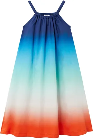Casablanca Dresses, female, , 3 Y, Blue Gradient Summer Dress