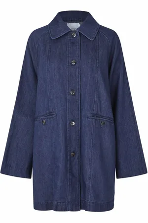Masai Denim Jackets, female, , L, Denim Jacket Dark Denim A-Shape