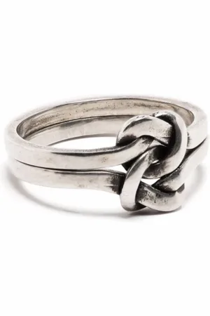 Saint Laurent Rings, male, , ONE SIZE, Silver Ring