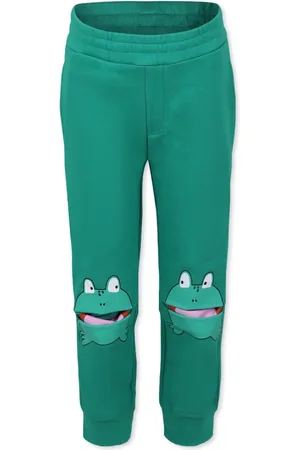Stella McCartney Sweatpants, unisex, , 10 Y, Sporty Trousers with Frog Print
