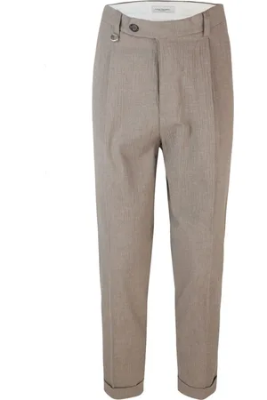 Paolo Pecora Regular Fit Trousers with Pleats