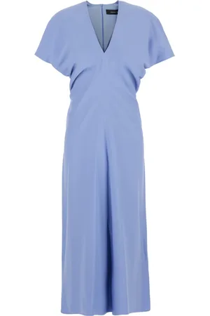 FEDERICA TOSI Midi Dresses, female, , S, Long V-Neck Dress Woman