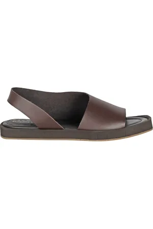 PALOMITAS BY PALOMA BARCELÓ Leather Sandals Open Toe Square
