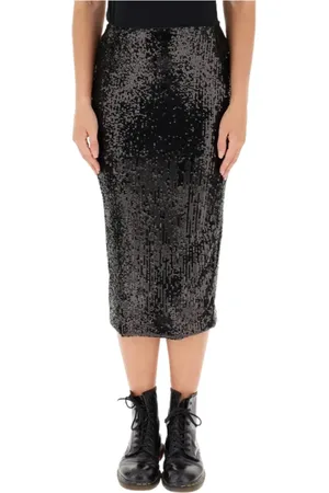 iBlues Midi Skirts, female, , 2XL, Sequin Midi Skirt