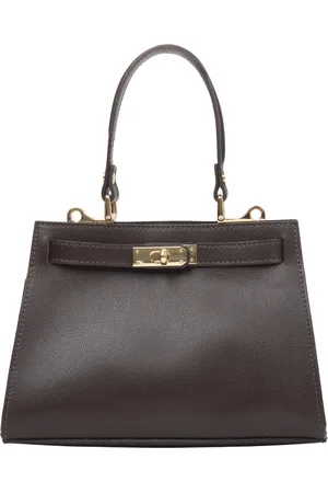 Estro Dark Satchel Handbag