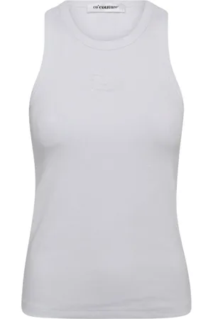 Co`Couture Sleeveless Tops, female, , XS, Saharacc Embroidery Tank Top
