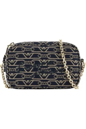 Emporio Armani Cross Body Bags, female, , ONE SIZE, Monogram Canvas Chain Crossbody Bag