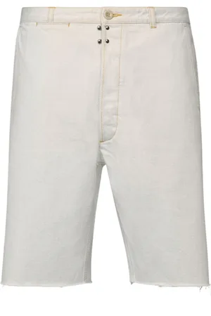 Maison Margiela Denim Shorts, male, , S, Chalk Selvedge Denim Shorts