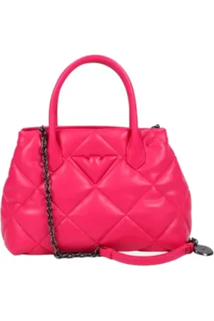 Emporio Armani Quilted Shopping Bag with Eagle Logo