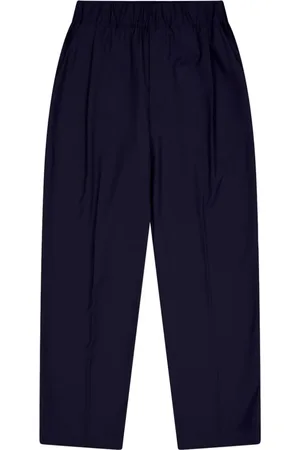LANEUS Elasticated Waistband Trousers