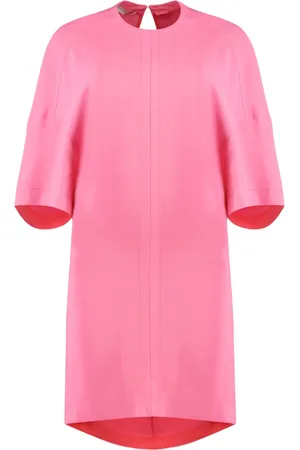 Stella McCartney Short Dresses, female, , XS, Viscose T-shirt dress with oversize sleeves