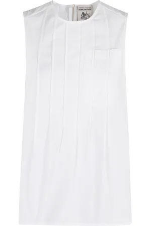 SEMICOUTURE Sleeveless Tops, female, , S, Elegant Floral Dress