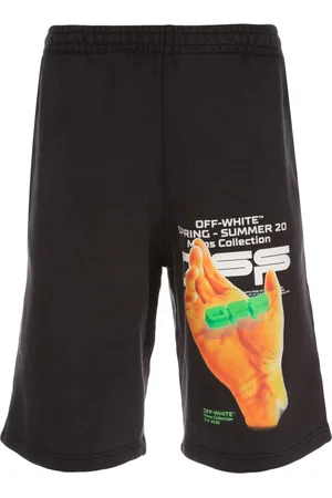 OFF-WHITE Casual Shorts, male, , XS, Hand Logo Printed Shorts