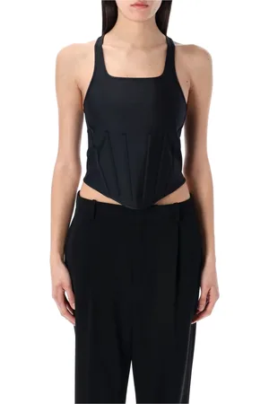 MUGLER Sleeveless Tops, female, , M, Corseted Tank Top