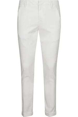 Dondup Chinos, male, , W34, Slim Chino Trousers with Back Pockets