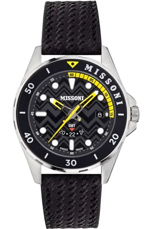 Missoni Watches, male, , ONE SIZE, GMT Sporty Elegance Analog Watch